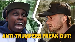 Trump Protestors FREAK OUT After They Lost