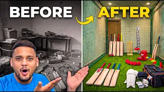 I Invested ₹2,000 to Convert My Room into a Cricket Practice Setup!😱🏏