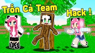 REDHOOD THỬ THÁCH 24H GIẢ LÀM BLOCK TRỐN TÌM TRONG MINECRAFT*MỀU PHÁT HIỆN REDHOOD GIAN LẬN TRỐN TÌM