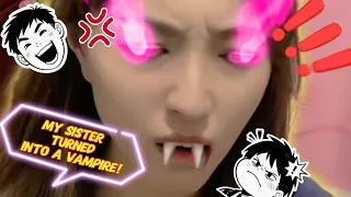 My Sister's a Vampire?! Hilarious Fails &Chaos Compilation—4