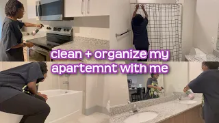 Clean + organize my apartment with me!!