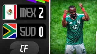 ✅ MÉXICO VENCIÓ 2-0 a SUDÁFRICA en el ESTADIO AZTECA
