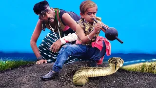 छोटू दादा सांप वाला | CHOTU DADA SNAKE WALA | Hindi Comedy Funny Video | Chhotu Dada Comedy Video