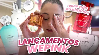TODOS os LANÇAMENTOS DE PERFUME da WEPINK! Testei e dei nota de 0 a 10