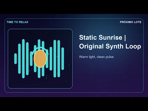 Static Sunrise | Original Synth Loop #Shorts