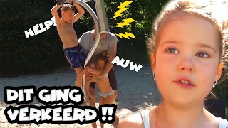 PIJNLIJK ONGELUK MET SPEELTOESTEL !!
