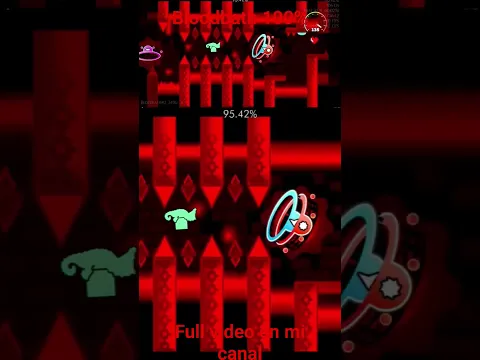 New hardest "bloodbath" 100% extreme demon by riot&more #geometrydash #gd #shorts #bloodbath#fypシ