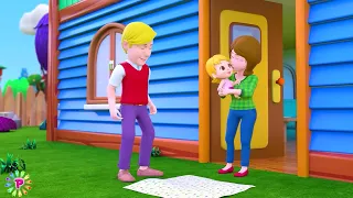 Mommy! Be Careful With Strangers 😱👨‍🎤 | Baby Police Song | More✨ Nursery Rhymes & Kids Songs