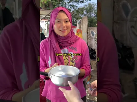 Ibunya tanpa bertanya langsung beli Panci Ikhlas Saya. Semoga berkah yaa bu 🙌