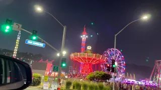 Aidan Gallagher just flew back to LA - then right down to Malibu for the carnival
