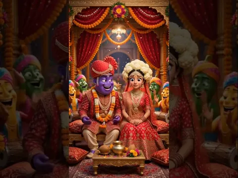 kya aalu aur govi ki shadi hogi? 😜#ai #aivideo #viralvideo