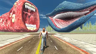 Franklin fight With El gran-maja And Train Eater Monster in INDIAN BIKE DRIVING 3D