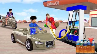गरीब मिट्टी का वाहन Garib Ka Clay Car Bike हिंदी कहानियां Comedy Video Hindi Kahaniya Funny Stories