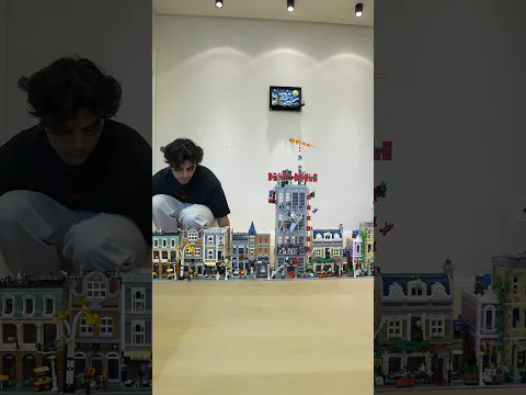Minha cidade de Lego ta crescendo🥹