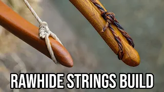 NZ Possum & Deer Rawhide Bowstrings Build