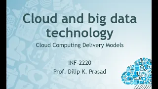 CBDT Lect3 Cloud Computing Delivery Models