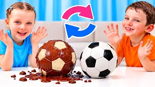 Alles is van Chocolade! 🍫 Echt of Chocolade Challenge!
