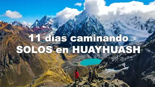 11 días caminando SOLOS para conocer este INCREIBLE lugar, HUAYHUASH TREK | Jordy Aventurero