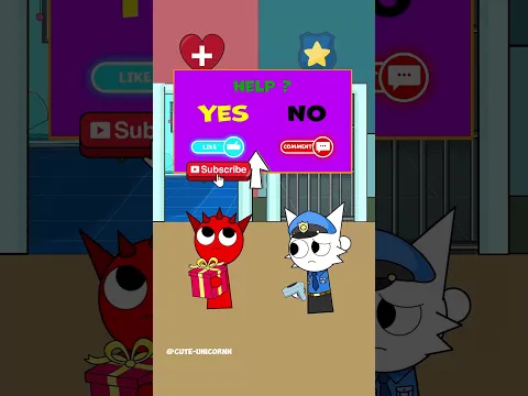 BANTU POLISI UNTUK MEMERIKSA SPRUNKI ⁉️ #dubbing #viral #sprunki #minecraft