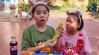 Ăn các loại kẹo tuổi thơ, chị em vui vẻ, hài hước 💗 Lộc TiVi