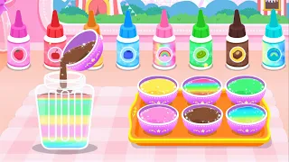Ice Cream Truck Adventure: Create & Decorate Delicious Desserts | BabyBus Kids Gameplay