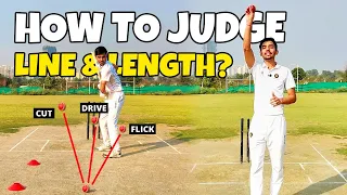 HOW TO JUDGE LINE AND LENGTH OF CRICKET BALL | DRILLS AND TIPS