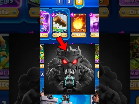 TRONCO NIVEL 15 en ARENA 1 🪵👺 #clashroyale