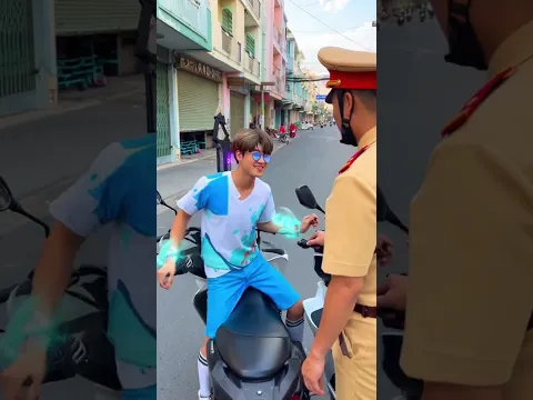 Đi xe không đội mũ bảo hiểm và cái kết