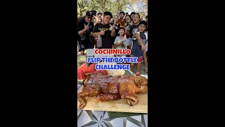 COCHINILLO! FLIP THE BOTTLE CHALLENGE WITH JUST LAFAM!