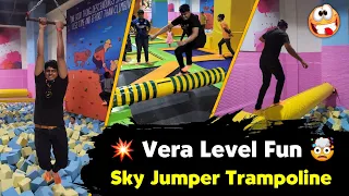 Vera Level Fun 😜 at SkyJumper Trampoline Park - Chennai💥 | Indoor Amusement Park | Vlog