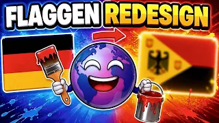 8 Minuten über das Redesignen von Flaggen | Countryballs Compilation