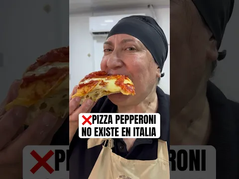 ❌ PIZZA PEPPERONI en ITALIA NO EXISTE 🇮🇹 #chefroberta #pizza #pizzalover