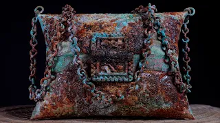 What I Found in an Exquisite Vintage Royal Ladies Handbag - Restoration ASMR