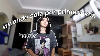me mudé sola