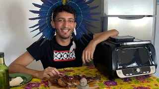 Primeira vez usando a Fritadeira Air Fryer Elétrica Wap 10 Litros 12 em 1 Barbecue 