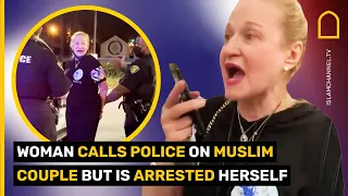"My friends are Muslim!" Woman CALLS POLICE on Muslims but is ARRESTED herself | Islam Channel