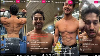 Tiger Shroff Live From Gym | Tiger Shroff Bodybuilding Video | #tigershroff #instagram