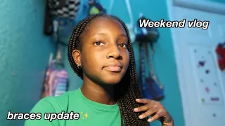 AESTHETIC WEEKEND VLOG | braces journey update