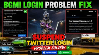 How to Login Suspended Twitter in BGMI 2026 | this account is suspended | bgmi twitter login problem