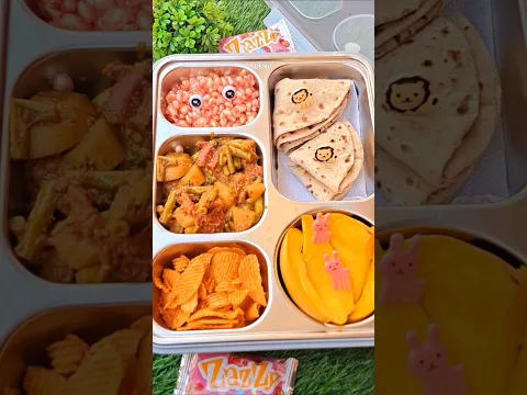 Tuesday🥰lunch box #roti #chapati #kids school😱lunch box #healthytifin box @cookingwithfun45