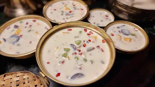 Chettinad Pazha payasam | செட்டிநாடு பழ பாயசம் | Mix Fruit payasam / Kheer recipe #foodzeee