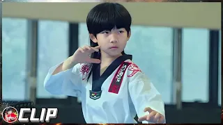 林秋楠最精彩的打斗场面！ 功夫VS跆拳道！#龙拳小子【1080P ID SUB】#功夫 #跆拳道