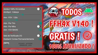 😱SAIU!!😱 MOD MENU FFH4X V140 CRACKED FF 1.111.X 100%ANTBLACKLIST - ANTIBAN!
