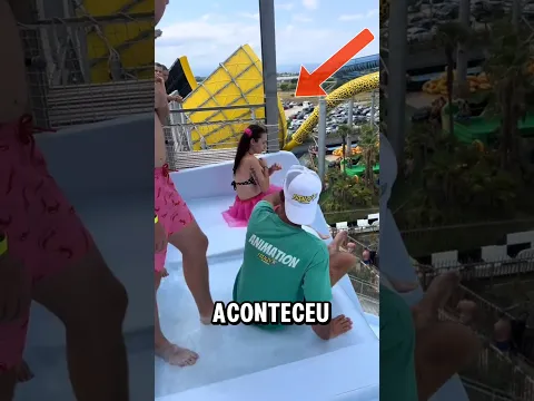 Um homem GRAVOU isso num parque aquático... e ninguém conseguiu EXPLICAR 😳🛝📸