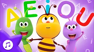As Vogais A E I O U | Aprendizado Divertido para Crianças 🌈BICHIKIDS em Português