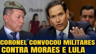 #3 INTECVENÇÃO MILITAR   CORONOLE CONVOCA MILITARES CONTRA ATAQUES A DEMOCRACIA   TRUMP IMPÕE SANÇÕE
