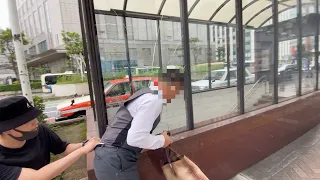 【手錠で逮捕&留置】逃走し窓ガラスを割り、汗だくで弁護士に泣きつく盗⚪︎被疑者　ドキュメンタリー　日本のリアル　注意喚起　気をつけてください