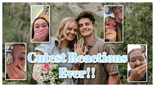 Telling Our Friends and Family We’re Engaged!! 💍🩵 *EMOTIONAL*
