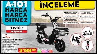 A101 'de SATILAN Motolux F7 Elektrikli Scooter İnceleme (A101 Aktüel 2 Eylül)