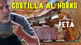 COSTILLA AL HORNO - Tan Tiernas que se salen los huesos